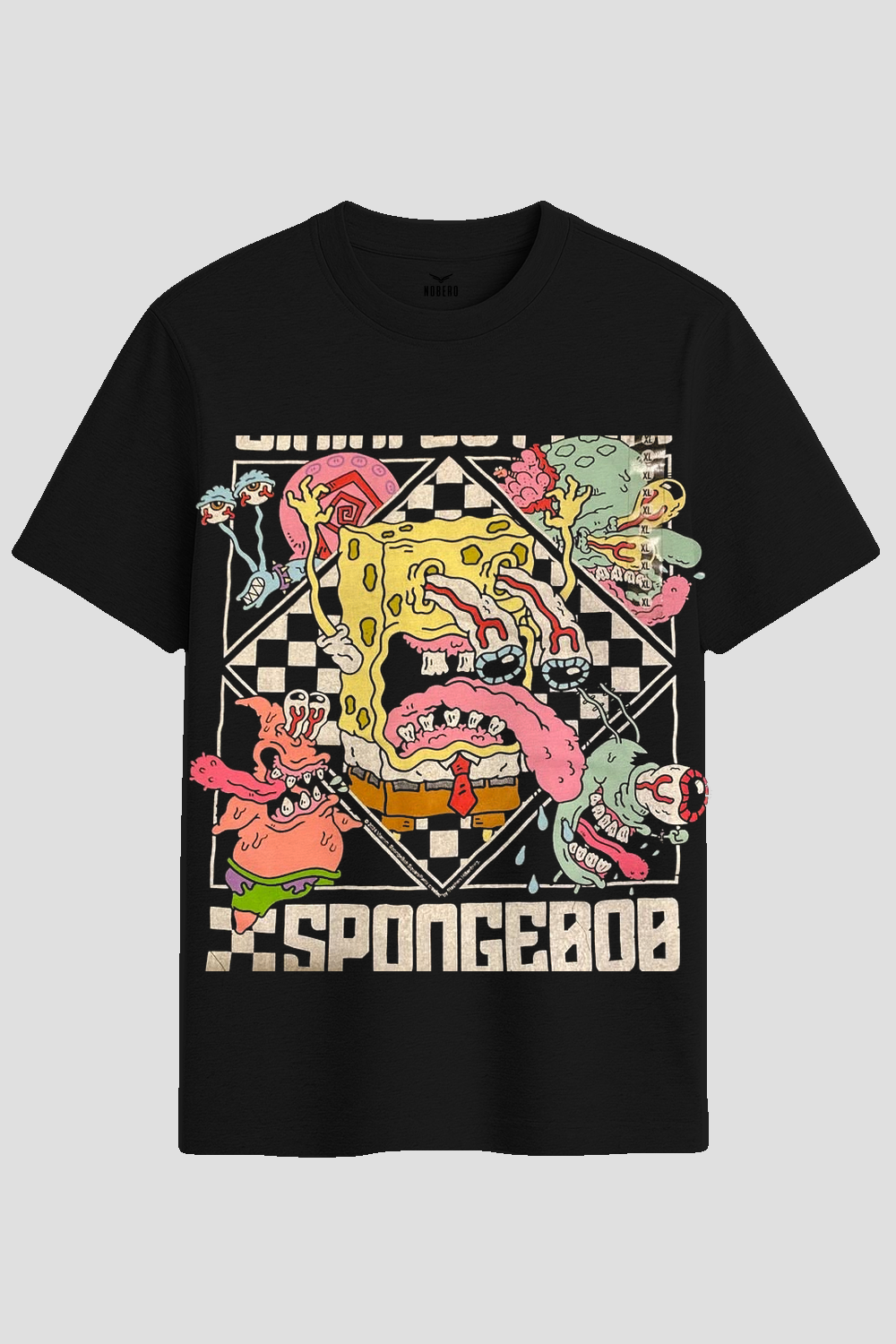 SpongeBob Grotesque Streetwear Graphic T-Shirt