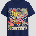 Psychedelic SpongeBob Streetwear Graphic T-Shirt