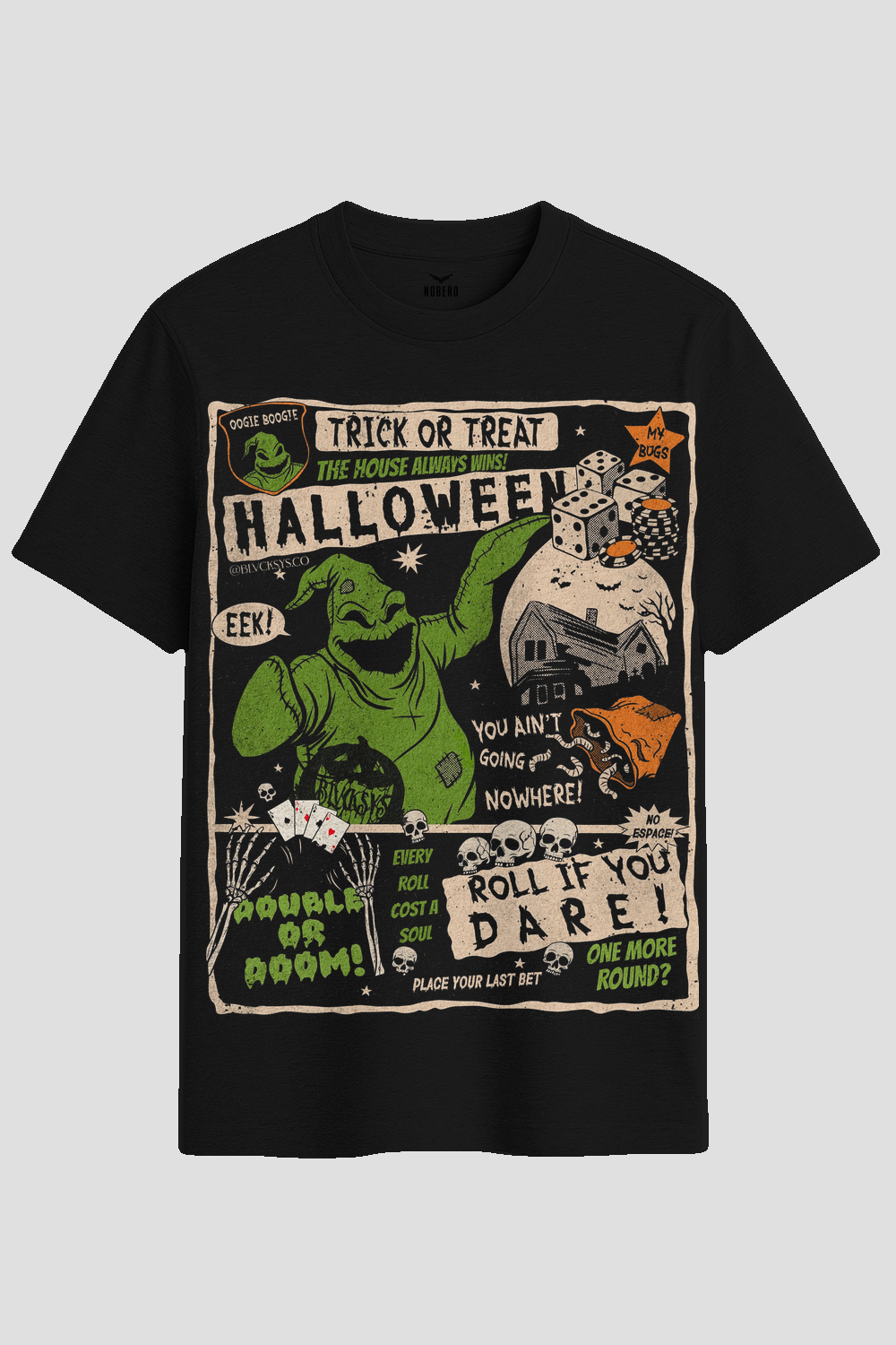 Vintage Spooky Boogie Halloween Graphic T-Shirt