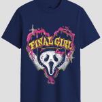 Retro Final Girl Slasher Mashup Graphic T-Shirt