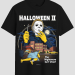 Halloween II Slasher Parody Graphic T-Shirt