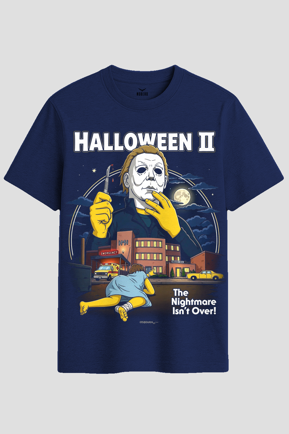 Halloween II Michael Myers Retro Horror Graphic T-Shirt
