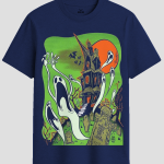 Haunted House Lifestyle Spooky Graphic T-Shirt