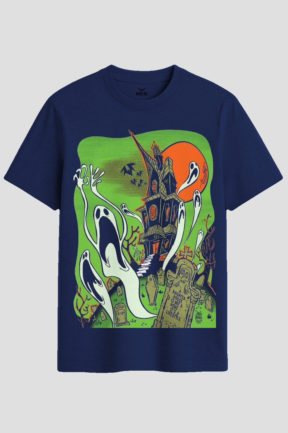 Haunted House Lifestyle Spooky Graphic T-Shirt