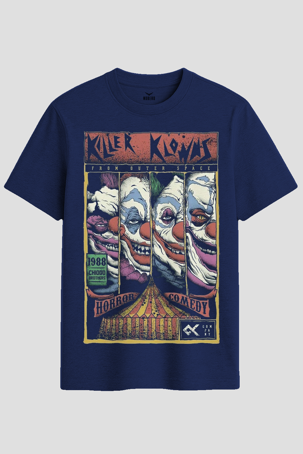 Killer Klowns From Outer Space Retro Horror Graphic T-Shirt
