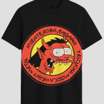 Heavy Metal Devil Cartoon Graphic T-Shirt