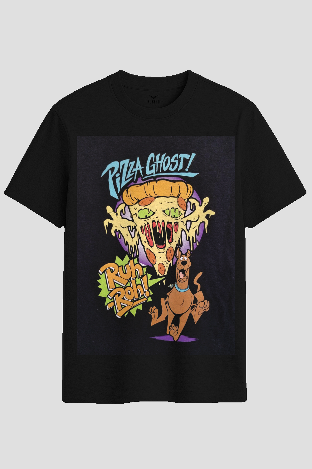 Pizza Ghost Ruh-Roh Graphic T-Shirt