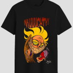 Freaky Fred Nauuughty Cartoon Graphic T-Shirt