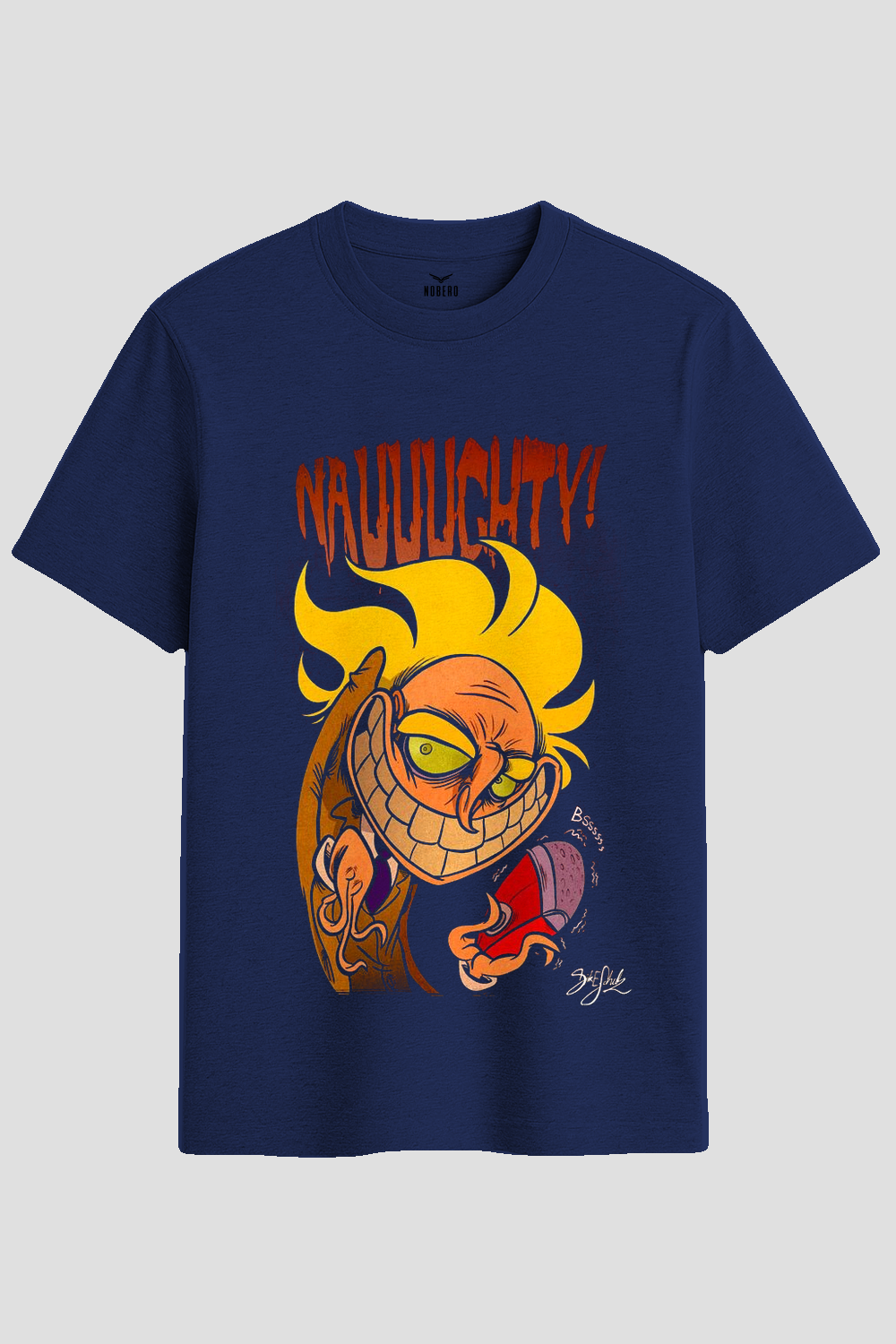 Freaky Fred Naughty Retro Cartoon Graphic T-Shirt