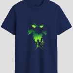 Villainous Lion Shadow Glow Graphic T-Shirt