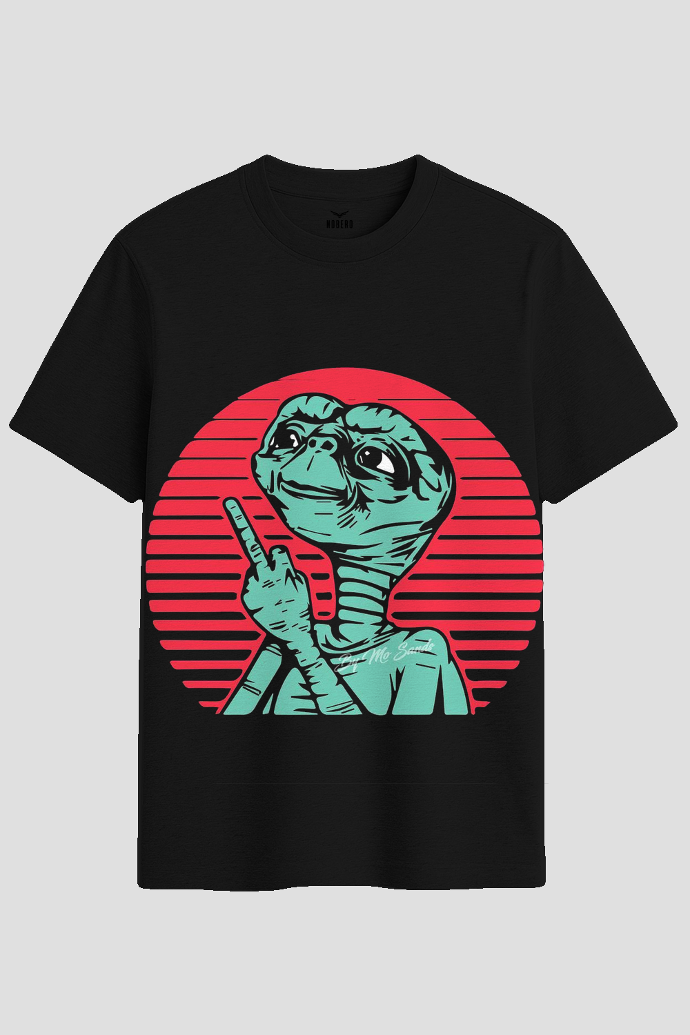 Retro Alien Sunset Graphic T-Shirt