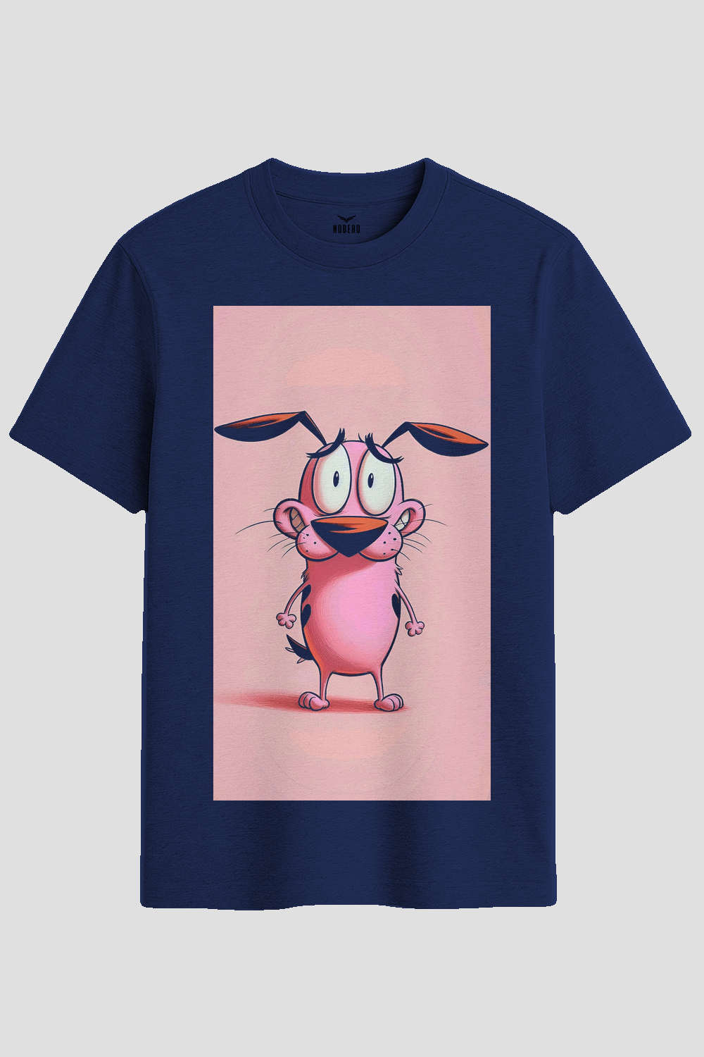Courage Cartoon Nostalgia Graphic T-Shirt