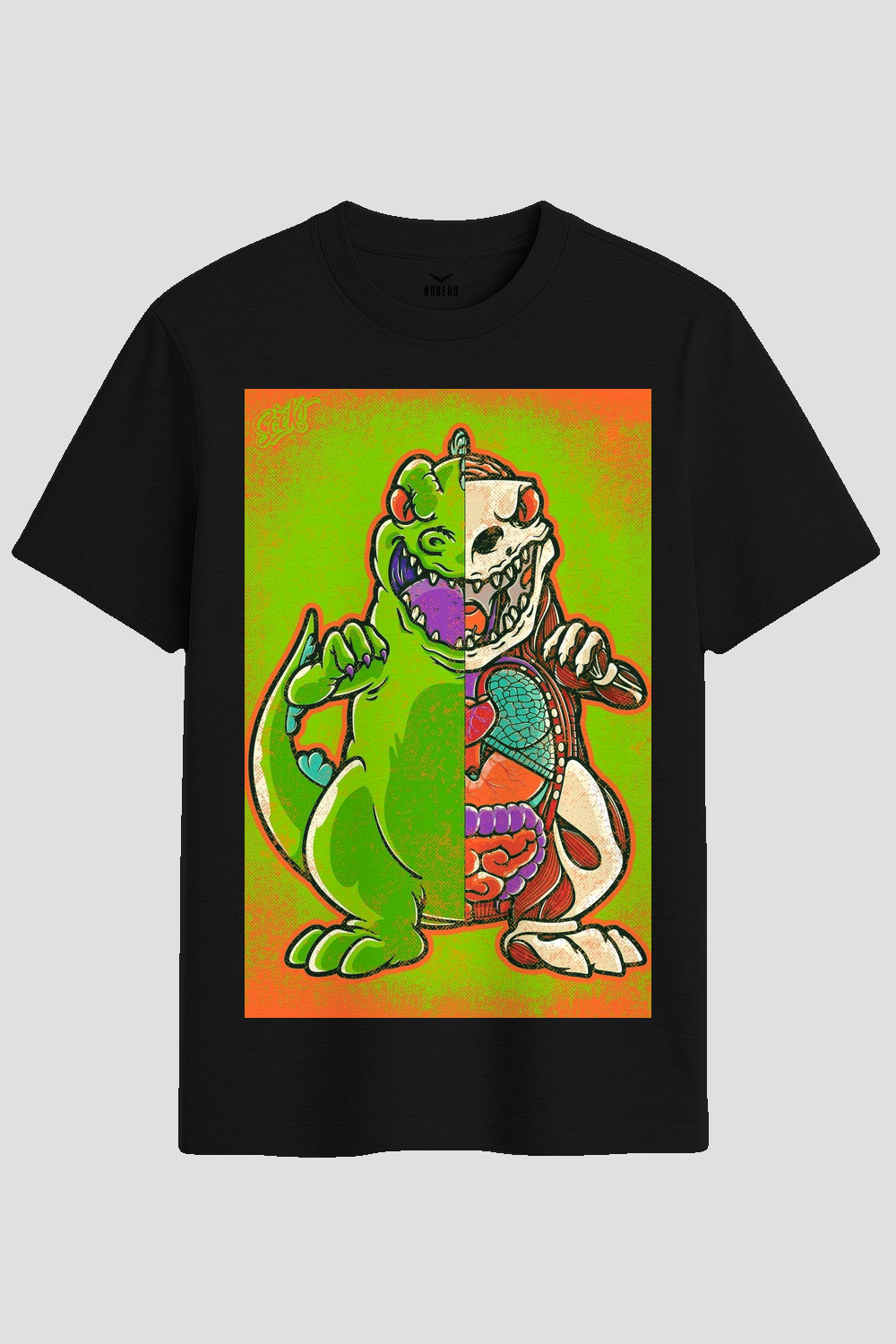 Anatomy of a Kaiju Monster Graphic T-Shirt