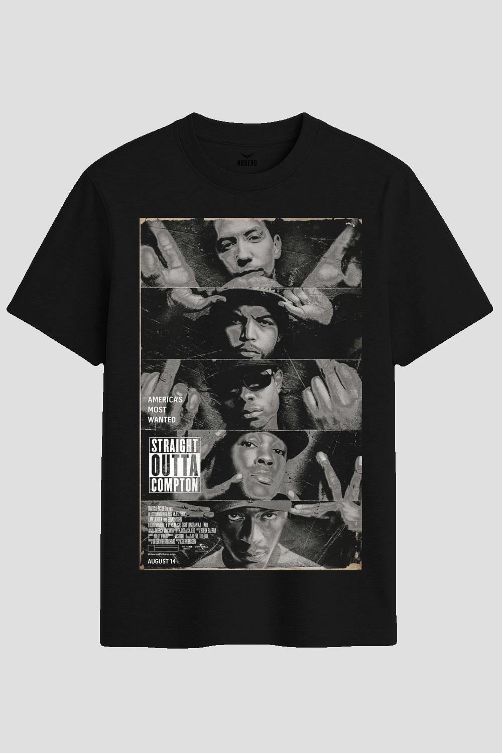 Straight Outta Compton Hip Hop Graphic T-Shirt