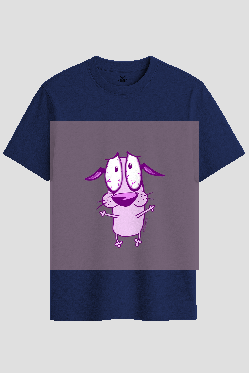 Courage The Anxious Dog Graphic T-Shirt