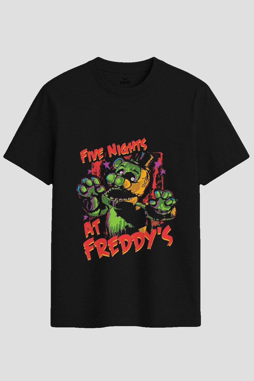 Five Nights at Freddy's Animatronic Horror Graphic T-Shirt