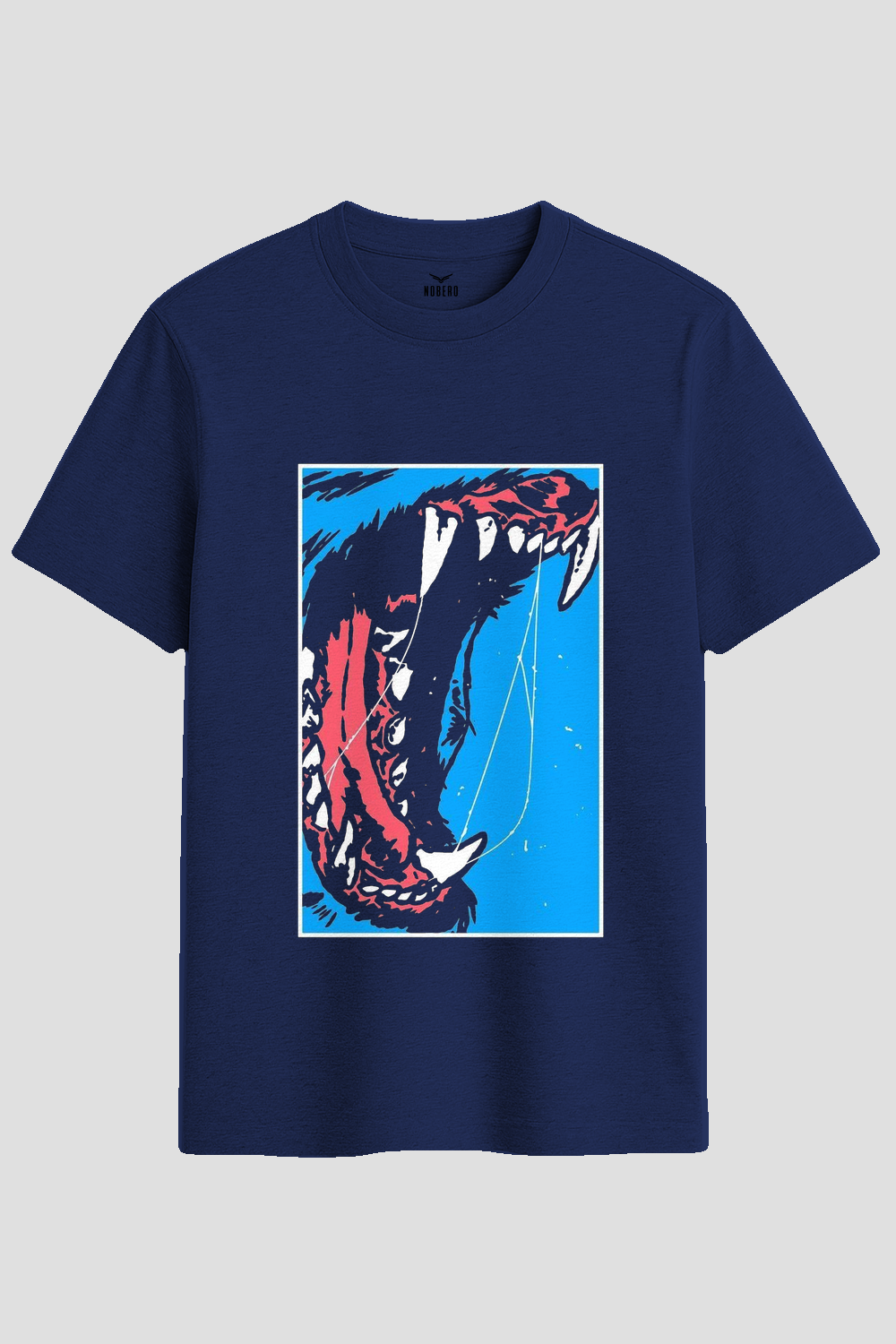 Ferocious Wolf Fangs Graphic T-Shirt