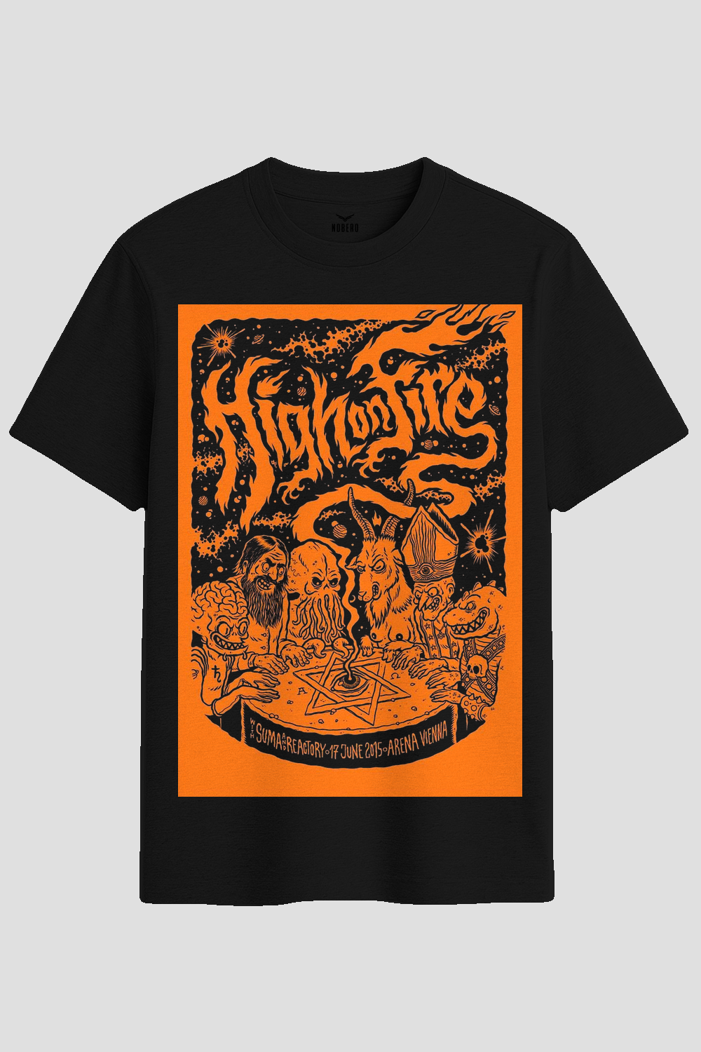 High on Fire Occult Ritual Heavy Metal Graphic T-Shirt