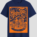 High on Fire Heavy Metal Concert Poster Graphic T-Shirt