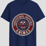Emotional Support Animal Funny Graphic T-Shirt