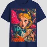 Vintage Alice in Wonderland Graphic T-Shirt