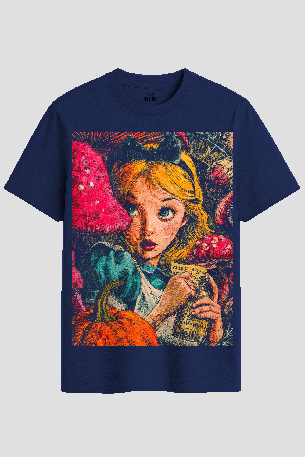 Vintage Alice in Wonderland Graphic T-Shirt