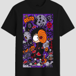 Obito Anime Doodle Streetwear Graphic T-Shirt