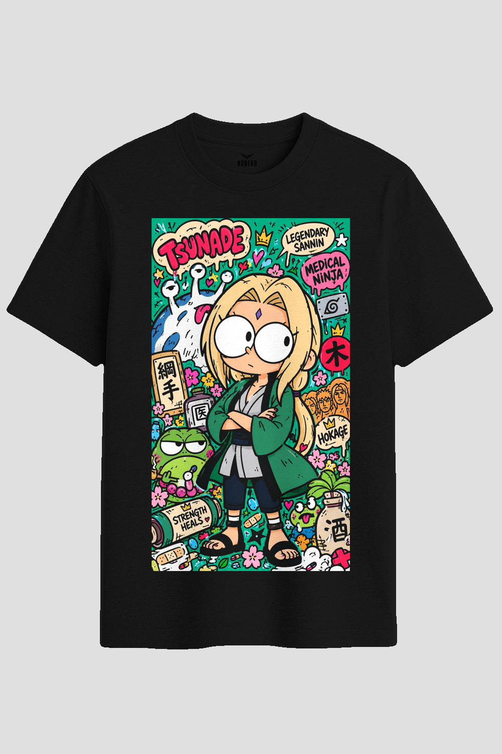 Tsunade Sannin Doodle Graphic T-Shirt