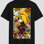Deidara Art Is An Explosion Graphic T-Shirt