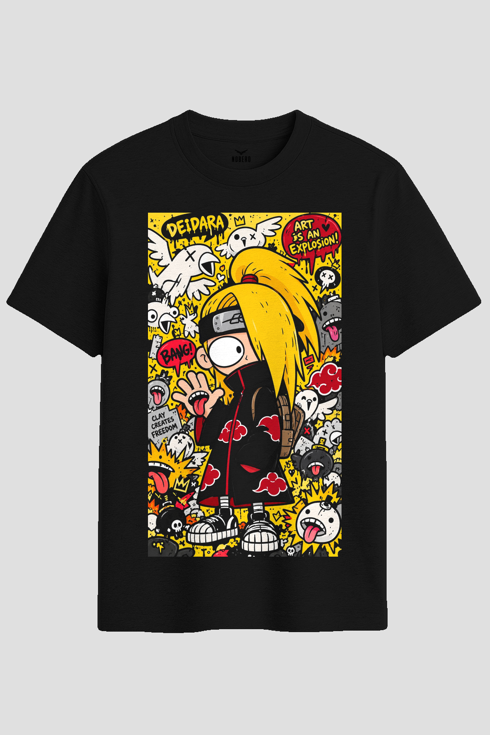 Deidara Art Is An Explosion Graphic T-Shirt