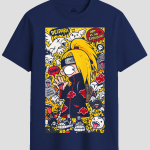 Akatsuki Deidara Doodle Graphic T-Shirt