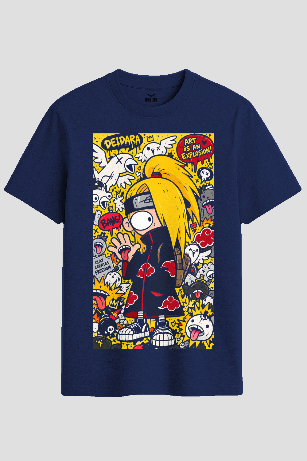 Akatsuki Deidara Doodle Graphic T-Shirt