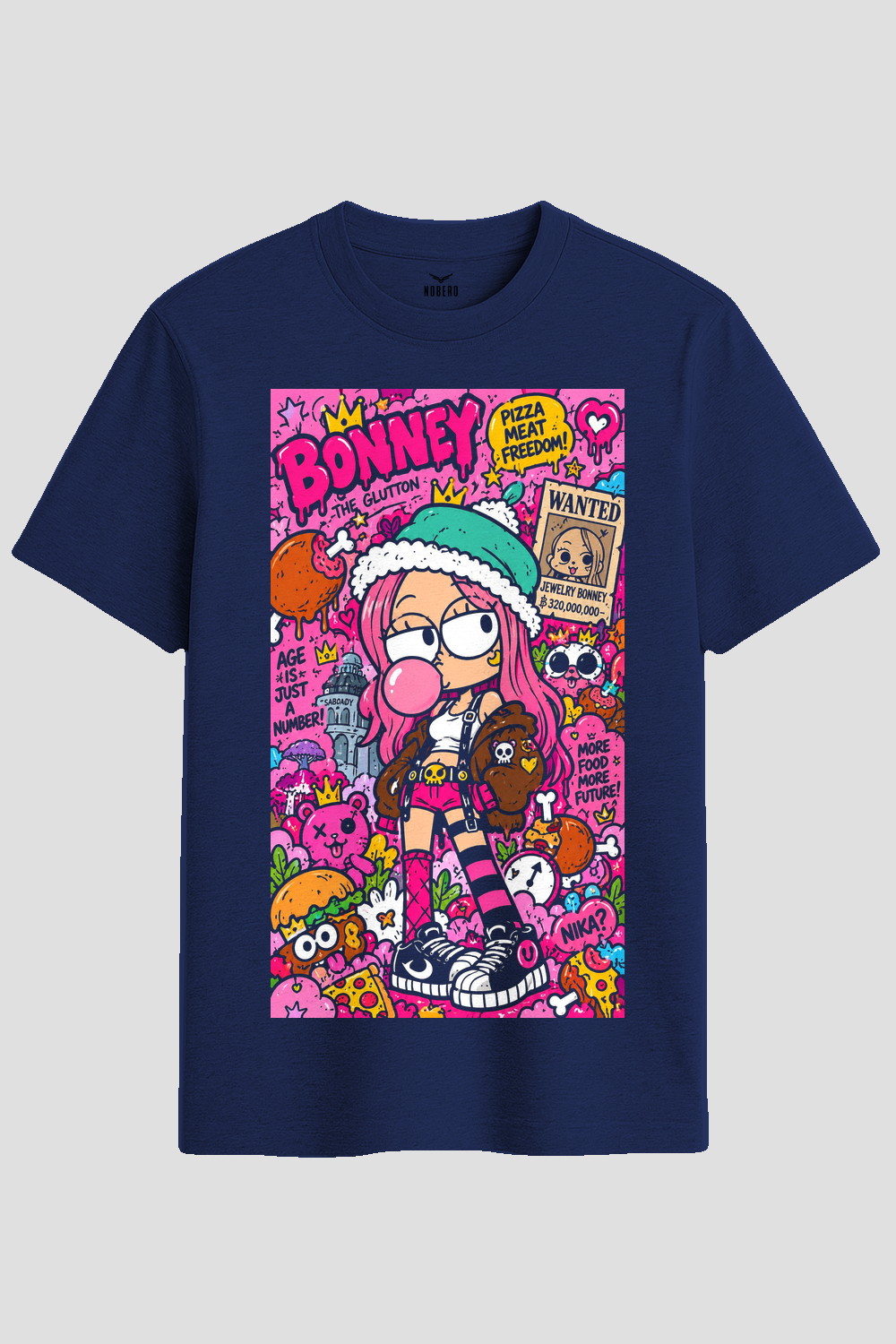 Anime Jewelry Bonney Doodle Graphic T-Shirt