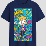 Anime Phoenix Marco Graffiti Doodle Graphic T-Shirt