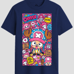 Tony Tony Chopper Anime Doodle Graphic T-Shirt