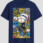 Anime Surgeon of Death Streetwear Graphic T-Shirt