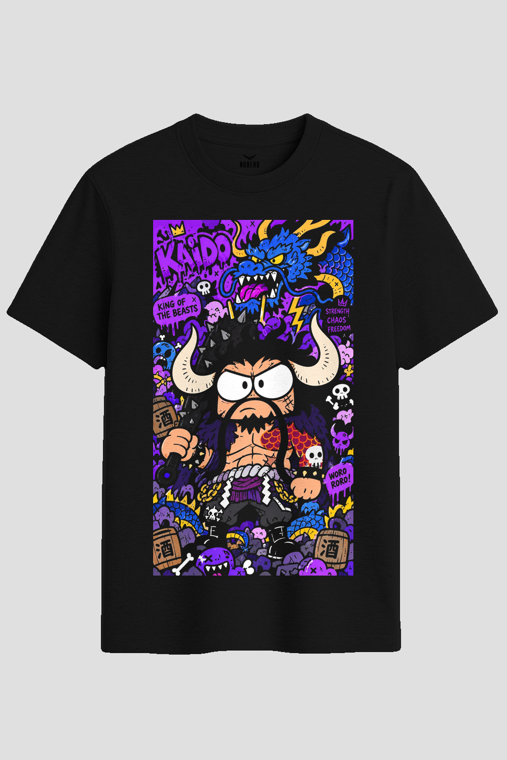 King of the Beasts Anime Graphic T-Shirt