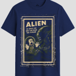 Vintage Rubber Hose Alien Sci-Fi Graphic T-Shirt