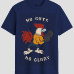 No Guts No Glory Boxing Rooster Graphic T-Shirt