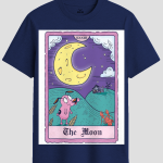 Courage The Moon Tarot Card Graphic T-Shirt