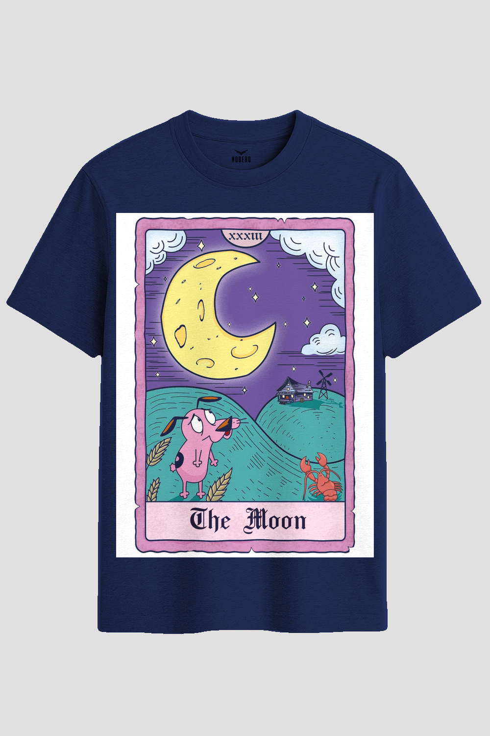 Courage The Moon Tarot Card Graphic T-Shirt