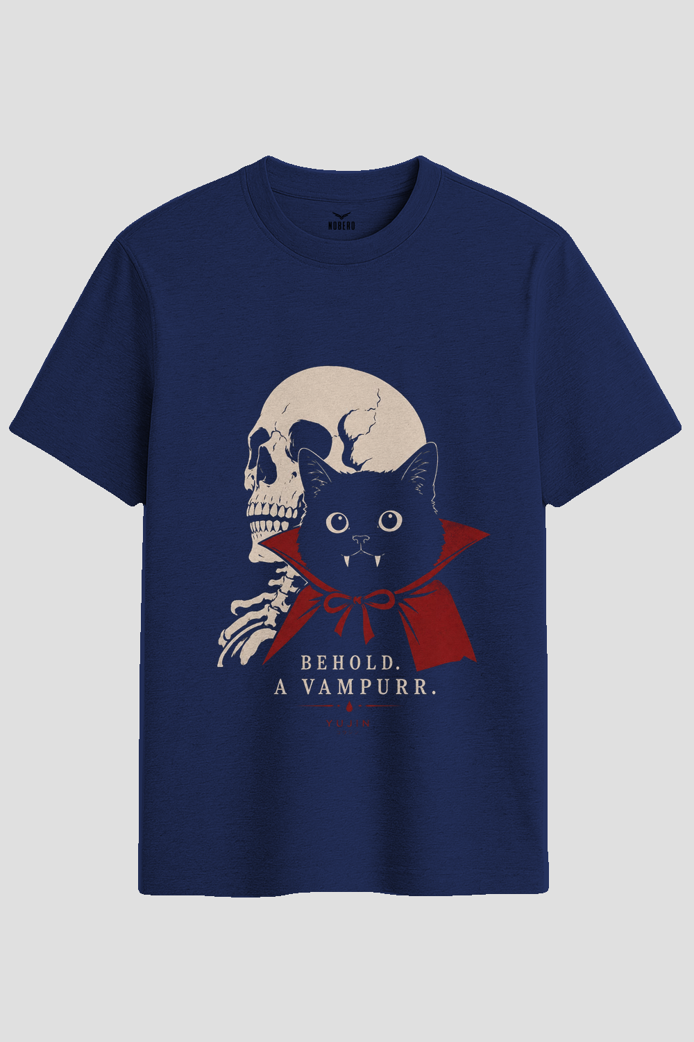 Behold A Vampurr Gothic Cat Graphic T-Shirt