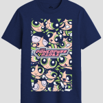 Powerpuff Girls Buttercup Collage Graphic T-Shirt