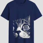Hypnotic Cat Graphic T-Shirt