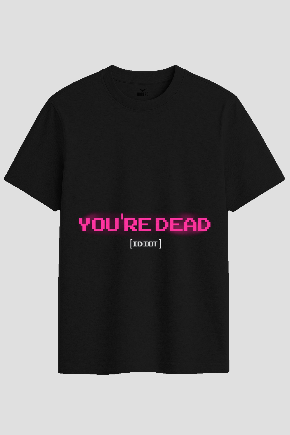 Retro Gamer You're Dead Pixel Art Graphic T-Shirt