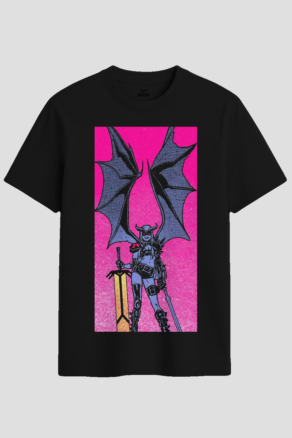 Dark Demon Warrior Graphic T-Shirt