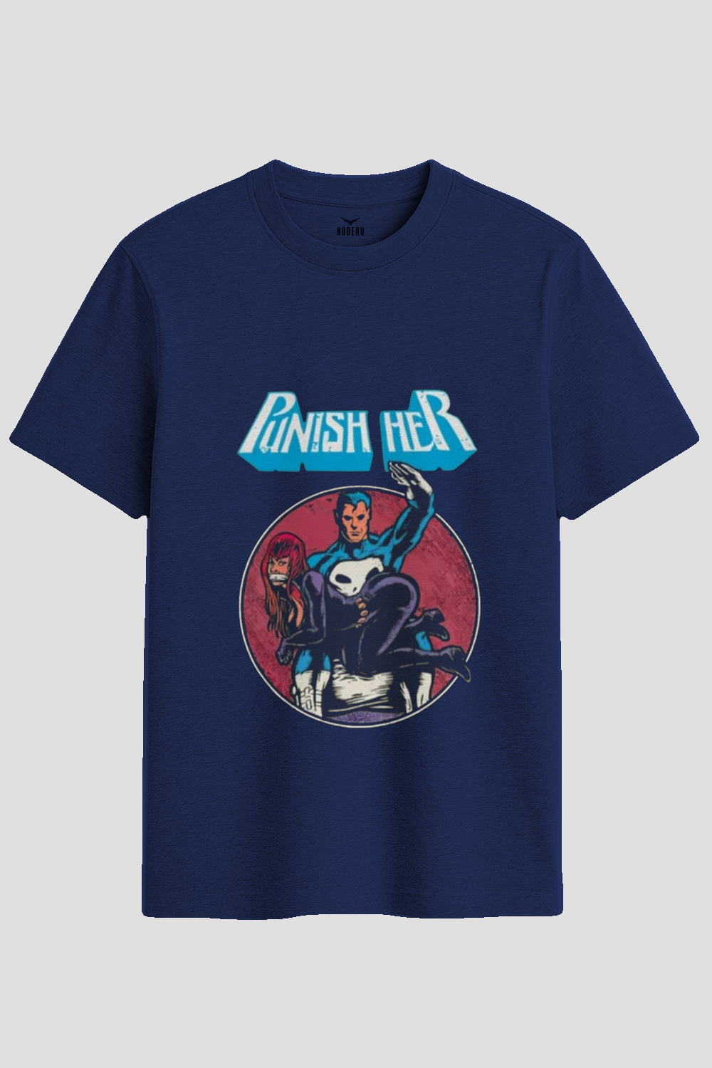 Retro Comic Vigilante Graphic T-Shirt