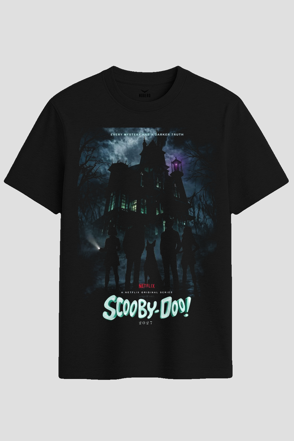 Dark Mystery Haunted Mansion Graphic T-Shirt