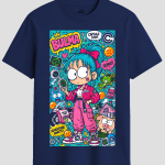 Bulma Capsule Corp Doodle Graphic T-Shirt